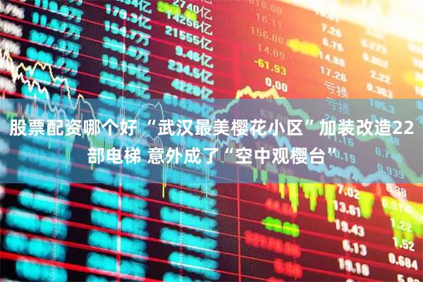 股票配资哪个好 “武汉最美樱花小区”加装改造22部电梯 意外成了“空中观樱台”