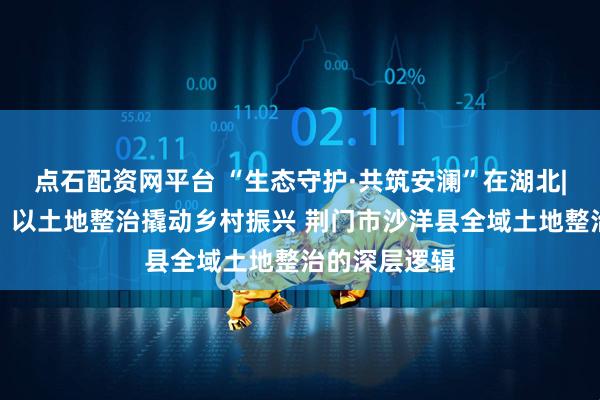 点石配资网平台 “生态守护·共筑安澜”在湖北|中国网聚焦：以土地整治撬动乡村振兴 荆门市沙洋县全域土地整治的深层逻辑